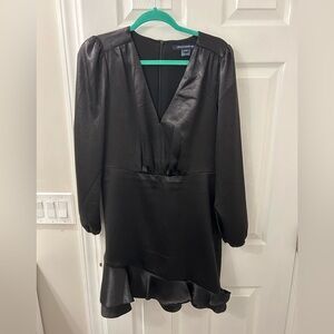 French Connection Black Long Sleeve Dress